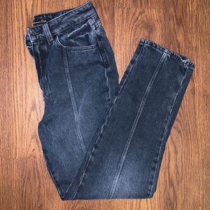 Dark wash jeans size 4 straight leg Massimo Dutti